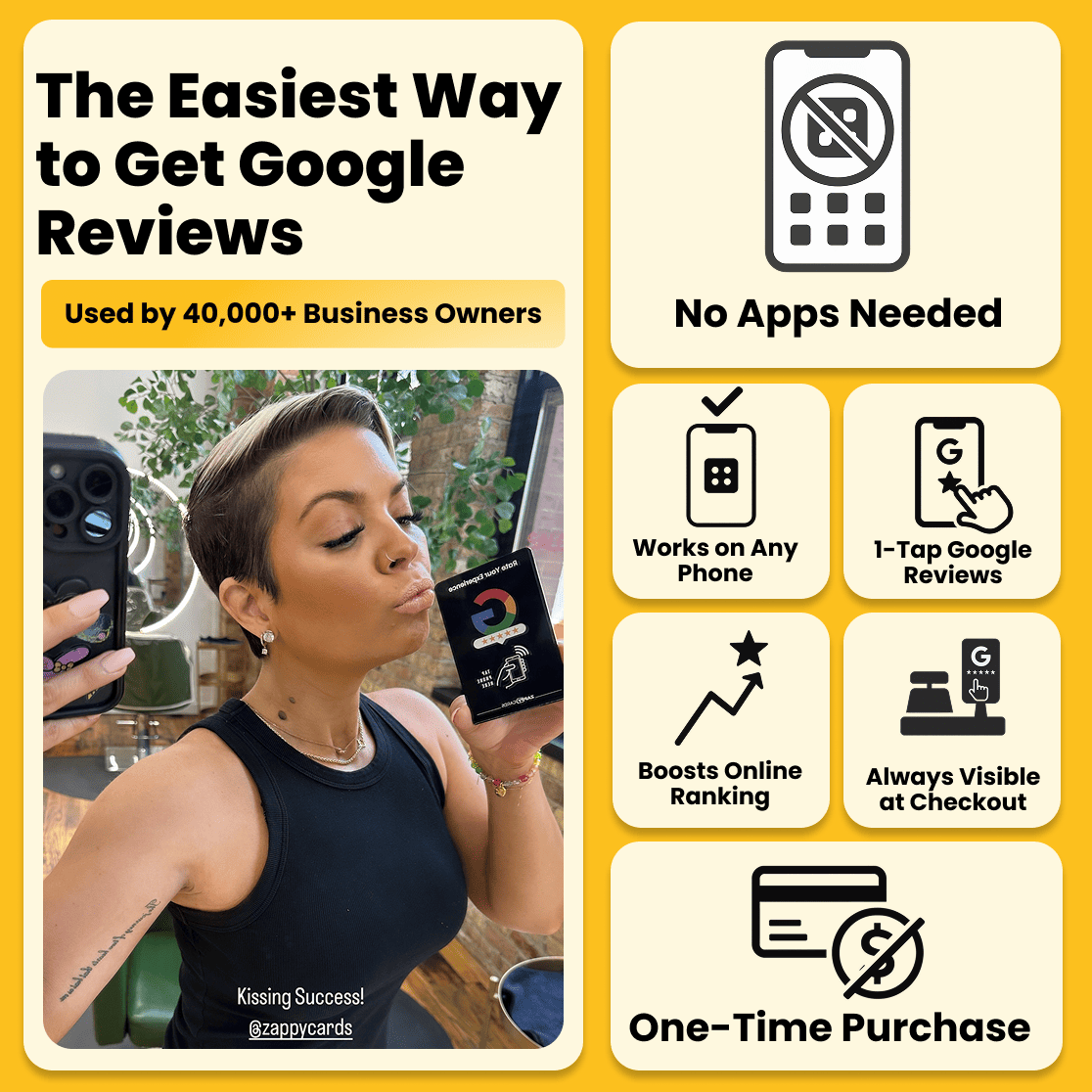 Fronep Google Review Stand