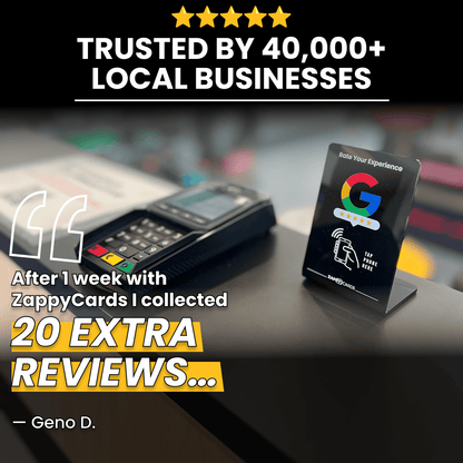 Fronep Google Review Stand